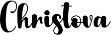preview image of the Christova font