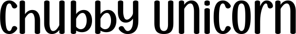 preview image of the Chubby Unicorn font