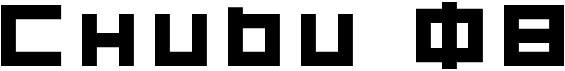 preview image of the Chubu 08 font