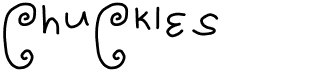 preview image of the ChuCkles font