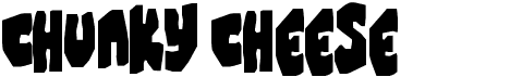 preview image of the Chunky Cheese font