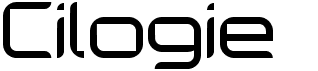 preview image of the Cilogie font