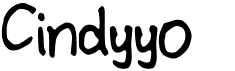 preview image of the Cindyyo font
