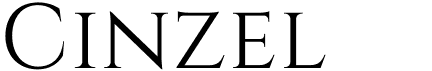 preview image of the Cinzel font
