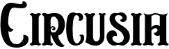 preview image of the Circusia font