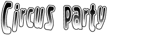 preview image of the Circus Party font