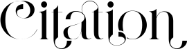 preview image of the Citation font
