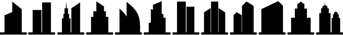 preview image of the City Skyline font