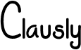 preview image of the Clausly font