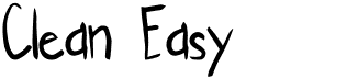 preview image of the Clean Easy font