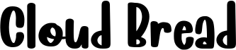 preview image of the Cloud Bread font