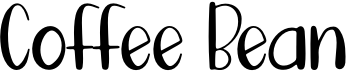 preview image of the Coffee Bean font