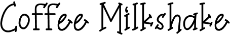 preview image of the Coffee Milkshake font