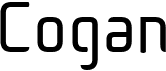 preview image of the Cogan font