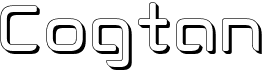 preview image of the Cogtan font