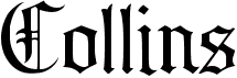 preview image of the Collins font