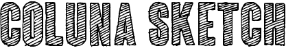 preview image of the Coluna Sketch font