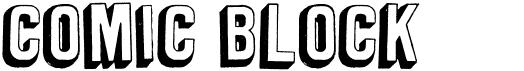 preview image of the Comic Block font