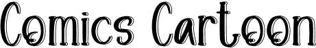 preview image of the Comics Cartoon font