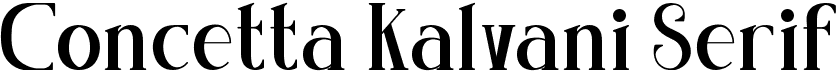 preview image of the Concetta Kalvani Serif font