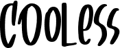 preview image of the Cooless font