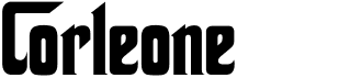 preview image of the Corleone font