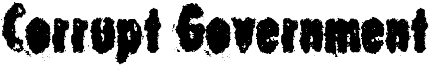 preview image of the Corrupt Government font