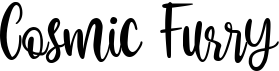 preview image of the Cosmic Furry font