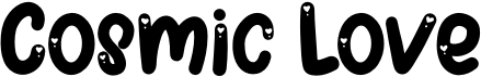 preview image of the Cosmic Love font