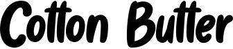 preview image of the Cotton Butter font