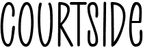 preview image of the Courtside font