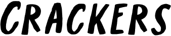 preview image of the Crackers font