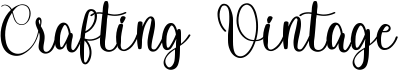 preview image of the Crafting Vintage font