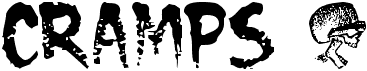 preview image of the Cramps font