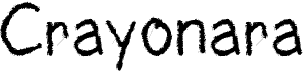 preview image of the Crayonara font