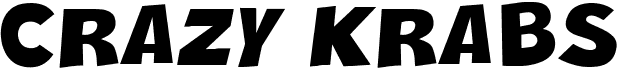 preview image of the Crazy Krabs font