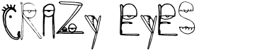 preview image of the Crazy Eyes font