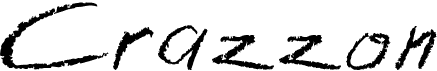 preview image of the Crazzon font