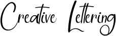 preview image of the Creative Lettering font