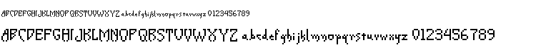 preview image of the Creeper Pixel font