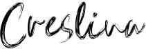 preview image of the Creslina font