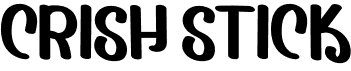 preview image of the Crish Stick font