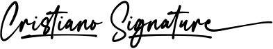 preview image of the Cristiano Signature font