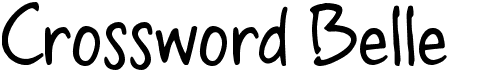 preview image of the Crossword Belle font