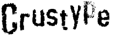 preview image of the Crustype font