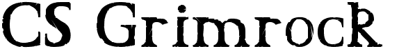 preview image of the CS Grimrock font