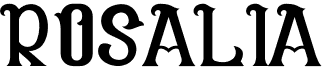 preview image of the CS Rosalia font