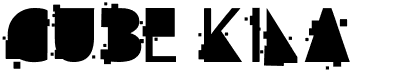 preview image of the Cube Kila font