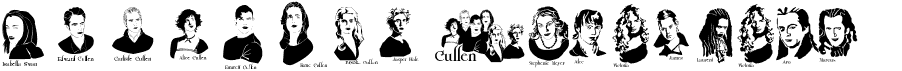 preview image of the Cullen font