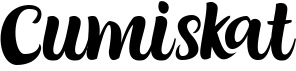 preview image of the Cumiskat font